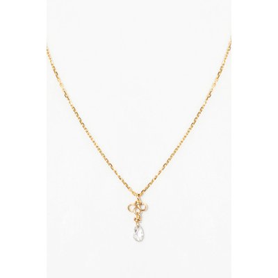 Collier court pendentif Elisa- Or 750‰ Diamant blanc YAY PARIS