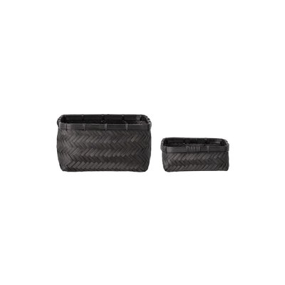 Paniers rectangulaires en bambou (lot of 2) Donia BLOOMINGVILLE