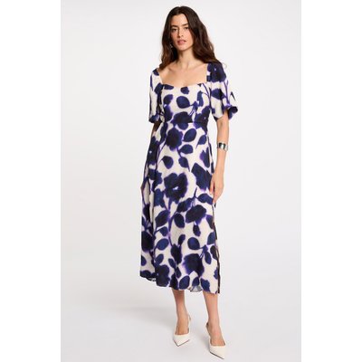 Robe longue droite imprimée MORGAN