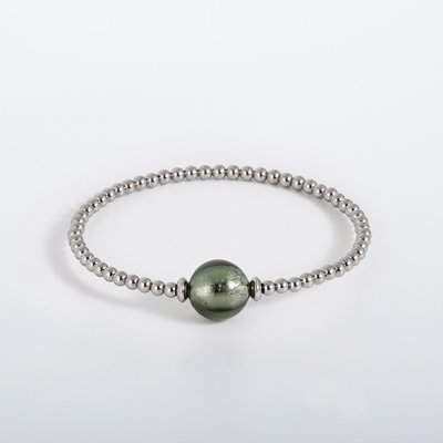 Armband Tango Grau S - Murano Tahiti LILIFLO
