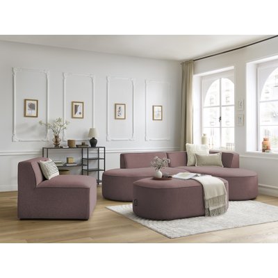 Chauffeuse pour canapé modulable 1 place(s) en tissu chiné, ROUSSEAU BOBOCHIC