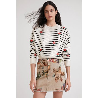 Mini-jupe camouflage à fleurs - GREEN - 34 DESIGUAL