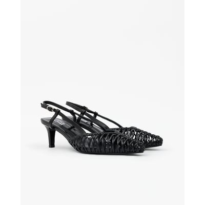 Escarpins sling-back tressé TESSA MI MAI