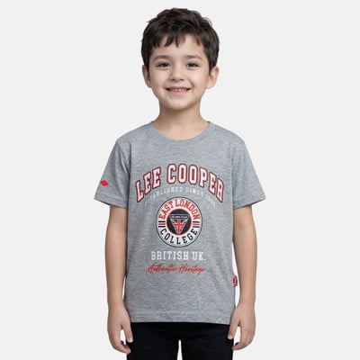 T-shirt manches courtes imprimé, col rond SURF CLUB LEE COOPER