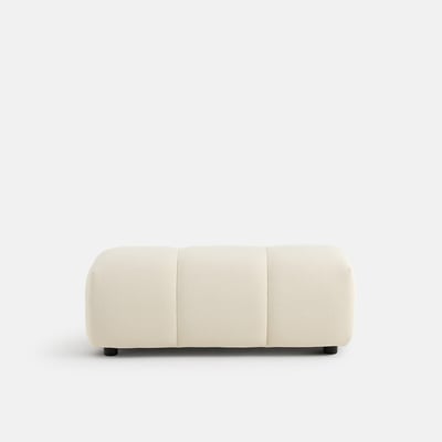 Pouf XL, en tissu matelassé, longueur 109 cm, NURIA LA REDOUTE INTERIEURS