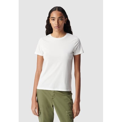 Tee-shirt droit col rond broderie chevrons dos IKKS