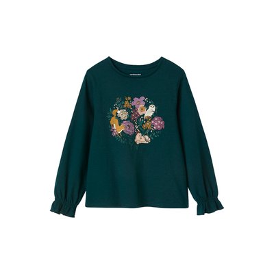 T-shirt romantique motifs brillants VERTBAUDET
