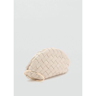 Sac à main cuir tressé MANGO