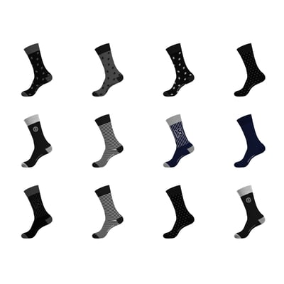 Lot De 12 Chaussettes De Ville SERGE BLANCO