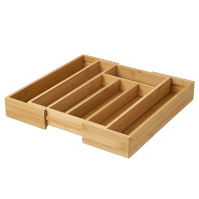Range-Couverts Organiseur Bambou Extensible WADIGA