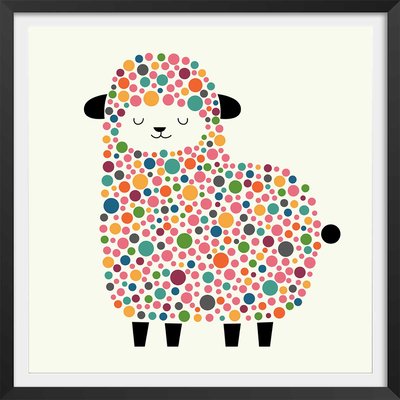 Affiche  mouton à pois HEXOA