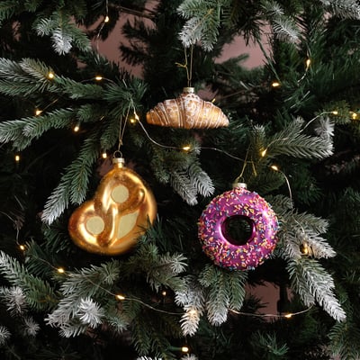 Set of 3 Pastry Baubles SO'HOME