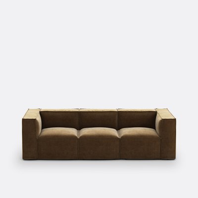 Modulaire zetel, 3-zit, vintage ribfluweel Seven LA REDOUTE INTERIEURS