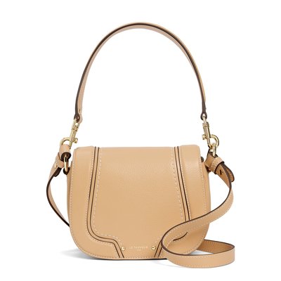 Petit sac bandoulière Ella en cuir grainé LE TANNEUR