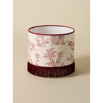 Abat-jour esprit toile de jouy - moyen modèle CYRILLUS
