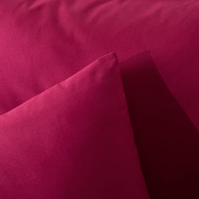 Taie d'oreiller unie en percale de coton, 80 fils, Scenario LA REDOUTE INTERIEURS