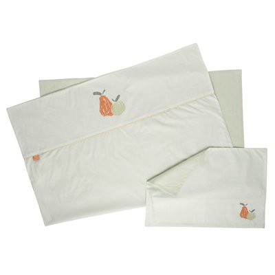 Housse de couette et taie d'oreiller coton SAUTHON