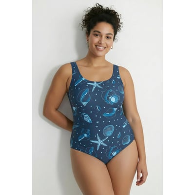 Maillot de bain motif coquillages ULLA POPKEN