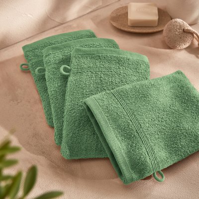 Set of 4 Zavara Towelling Washcloths LA REDOUTE INTERIEURS