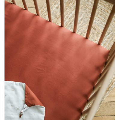 Drap housse PUR COTON BIO pour lit bébé KADOLIS