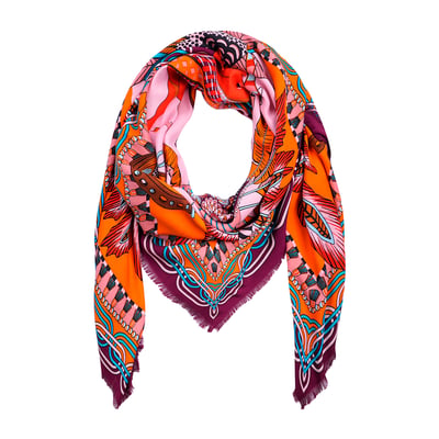 Grand foulard à motifs PONY PONY WILD