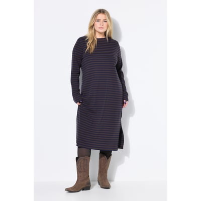 Robe maxi en jersey côtelé à rayures STUDIO UNTOLD
