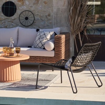 Fauteuil de jardin bas en corde tressée, Masix LA REDOUTE INTERIEURS