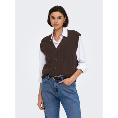 Gilet sans manches col v JDY