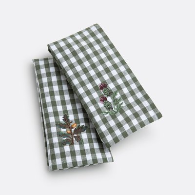 Lote de 2 servilletas bordadas Bethany LA REDOUTE INTERIEURS