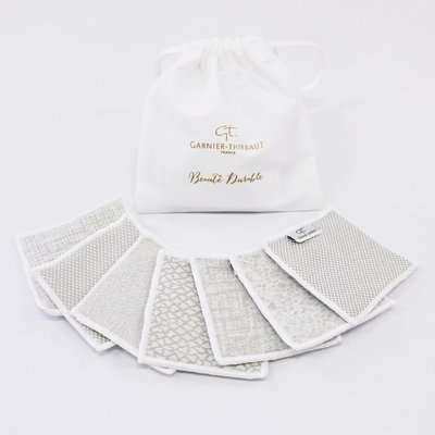 Carres demaquillants coton & autres fibres GARNIER-THIEBAUT