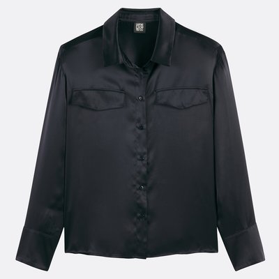 Chemise en soie, manches longues LA REDOUTE COLLECTIONS