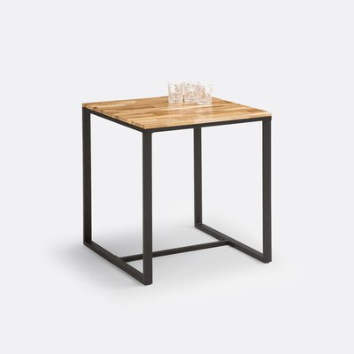 Mesa de 2 plazas de roble y acero Hiba LA REDOUTE INTERIEURS