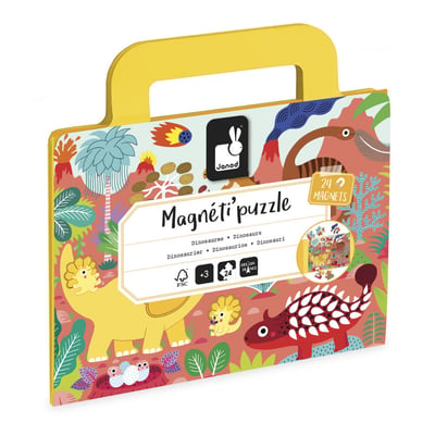 Puzzle Magnéti'puzzle Dino 36 Pcs JANOD