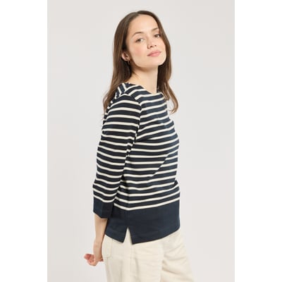 Marinière manches 3/4 - coton rustique ARMOR-LUX