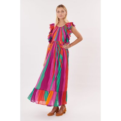 Robe maxi imprimée sans manches TENOR DERHY