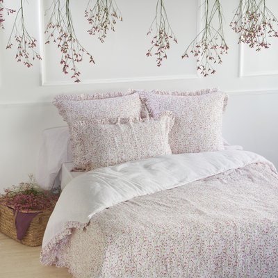 Housse De Couette   Gaze De Coton Fleuri - LAURE TRADITION DES VOSGES