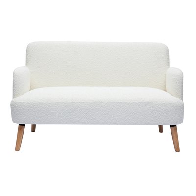 Canapé scandinave 2 places pieds bois clair ISKO MILIBOO