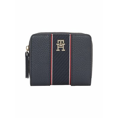 Porta-moedas com fecho e monograma TH TOMMY HILFIGER