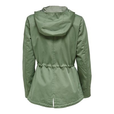 Parka met kap en ritssluiting ONLY