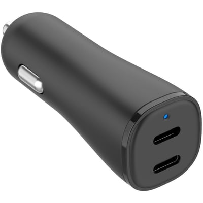 Chargeur allume cigare 40W 2x USB-C noir ESSENTIEL B