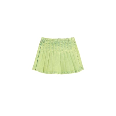 Jupe-culotte en denim plissé DESIGUAL