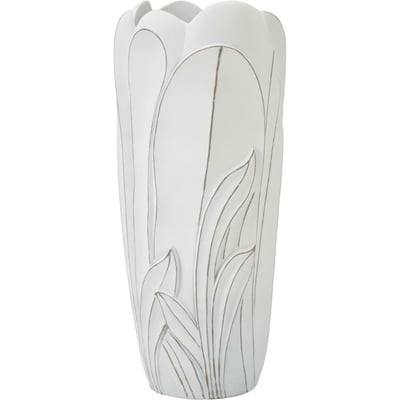 Vase relief végétal bord ondulé MODERN RECOLLECTION