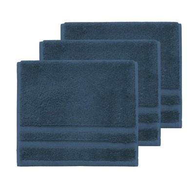 Lot de 3 serviettes invité 600 g/m² SENSILK SENSEI MAISON
