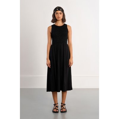 Robe smockée en coton LILI SIDONIO