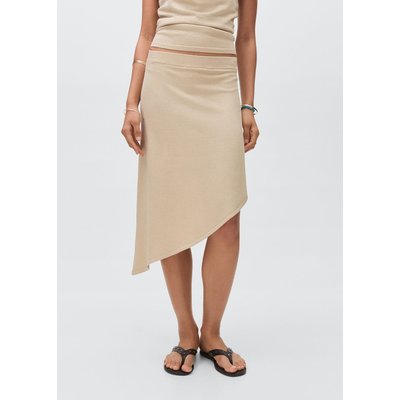 Jupe asymétrique fil textile MANGO TEEN