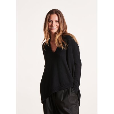 Pull loose noir femme shop