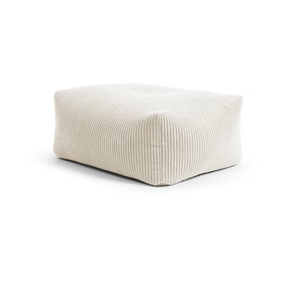 Pouf interieur repose pied velours SHARA ROLL MAGMA HEIMTEX