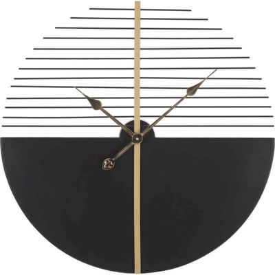 Horloge murale graphique en fer GLAM RECOLLECTION