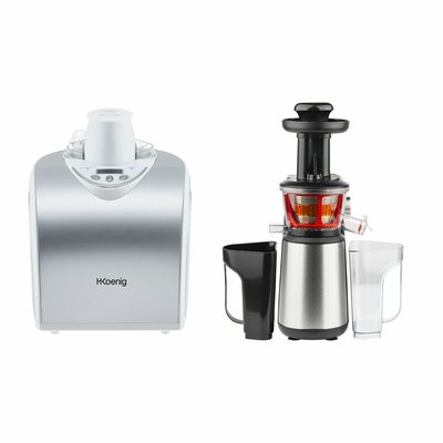 turbine a glace et extracteur de jus - hf180 + gsx12 H.KOENIG