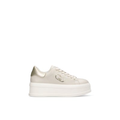 Sneakers à plateforme en cuir LIU JO